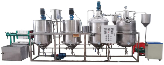 2500KG/D স্বয়ংক্রিয় তেল প্রেস মেশিন উচ্চ ক্ষমতা ভোজ্য তেল পরিশোধন মেশিন