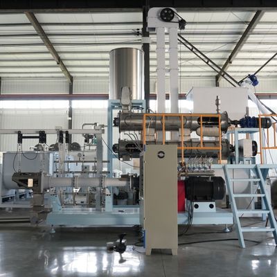 বাণিজ্যিক মাছের খাদ্য এক্সট্রুডার কুকুরের খাদ্য পেল্ট তৈরির জন্য ভাসমান মাছের খাদ্য এক্সট্রুডার মেশিন