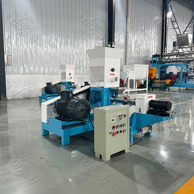 ইন্ডাস্ট্রিয়াল ফ্লোটিং ফিশ ফিড পেল্ট প্রসেসিং মেশিন তৈরির মেশিন এক্সট্রুডার ফিশ ফিড ফ্লোটিং মেশিন