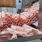 স্টেইনলেস স্টীল সম্পূর্ণ স্বয়ংক্রিয় Cnc ল্যাম্ব রোল বেকন স্লাইসার হিমায়িত মাংস স্লাইসিং