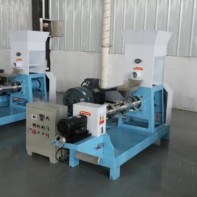 ড্রাই টাইপ ফ্লোটিং ফিশ ফিড পেলেট এক্সট্রুশন মেশিন 120-150kg/H