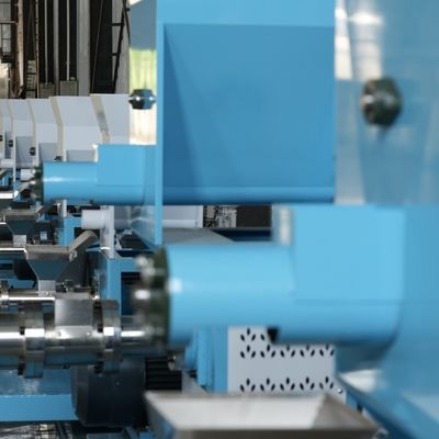 অটো কন্ট্রোল 380V পোল্ট্রি ফ্লোটিং ফিশ ফুড মেশিন ছোট ফিড গ্রানুলেটর মেশিন