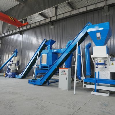 বর্জ্য কাঠ এবং কয়লা গুঁড়া থেকে পিটিও চালিত বায়োমাস পেলেট মেশিন