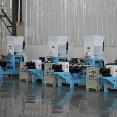 5.5kw ফ্লোটিং ফিশ ফিড পেলেট মিল একক স্ক্রু পোষা খাদ্য এক্সট্রুডার মেশিন অ্যান্টিরাস্ট