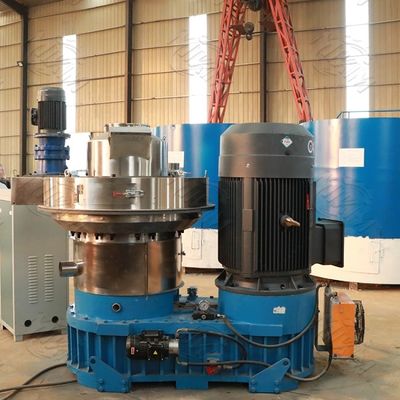 ডাবল লেয়ার কফি বায়োমাস উড পেলেট মেশিন 0.6 মিমি 1500 কেজি/এইচ