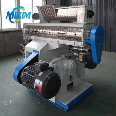 ছোট স্বয়ংক্রিয় চিকেন পশু ফিড পেলেট মিল ফ্ল্যাট ডাই গ্রানুলেটর