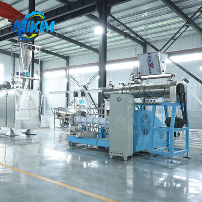 Big Capacity 1-4T/H Single-Screw pet food extruder floating fish feed pellet making machine for sale
