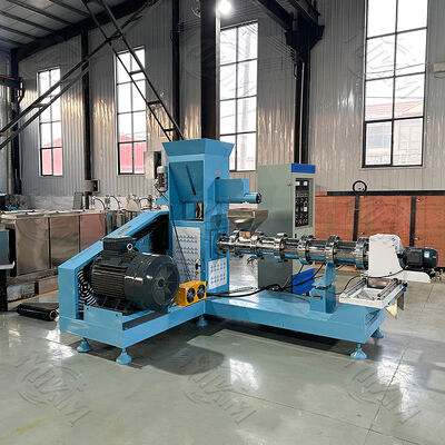 Stainless Steel Floating Fish Feed Extruder Machine with 100-2000 kg/h Capacity and Easy Operation