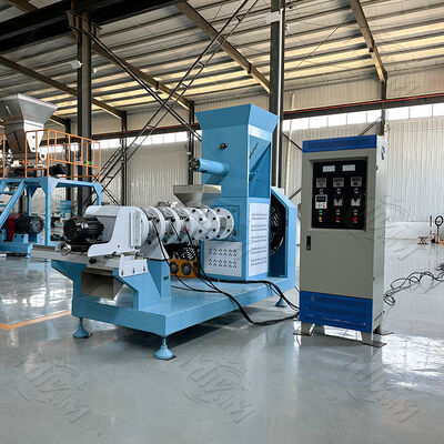 পাইকারি দাম সস্তা গৃহস্থালি 5.5kw একক স্ক্রু মাছের খাদ্য পেললেট প্রক্রিয়াকরণ মেশিন প্রস্তুতকারক শুকনো প্রকার কুকুরের খাদ্য পেললেট মেশিন বিক্রয়ের জন্য
