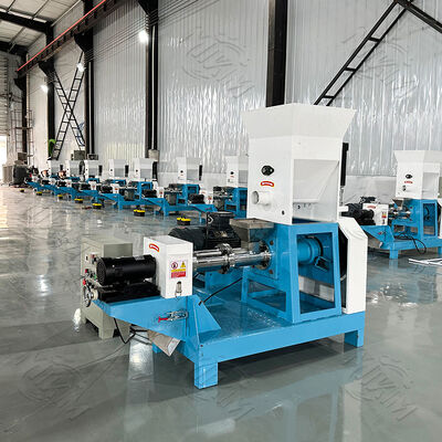 বাড়িতে তৈরি কুকুরের খাবারের এক্সট্রুডার মেশিন প্রক্রিয়াকরণ লাইন তৈরি ছোট ভাসমান মাছের খাদ্য তৈরির জন্য ব্যবহৃত হয়, পোষা খাবারের এক্সট্রুডার বিক্রয়ের জন্য