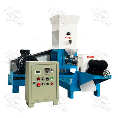 Automatic Feeding Stainless Steel Fish Feed Extruder with 100-2000 kg/h Capacity for Floating Pellets