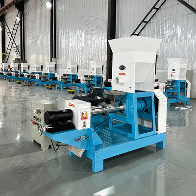 Automatic Feeding Stainless Steel Fish Feed Extruder with 100-2000 kg/h Capacity for Floating Pellets