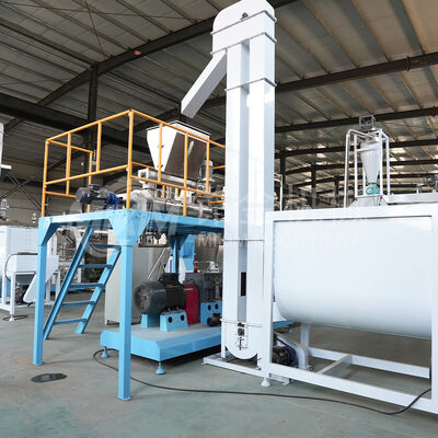 কিবেলস ড্রাই পেট ফুড মেকিং মেশিন টুইন স্ক্রু সিঙ্কিং ফিশ ফিড এক্সট্রুডার পেলেট মেকিং মেশিন