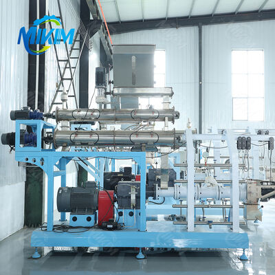 China Factory MIKIM Large Capacity Twin Screw floating fish feed extruder  Wet Cat food machine Wet pet food machine