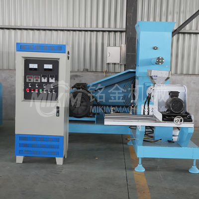 400kg/ H ODM ফ্লোটিং ফিশ ফিড পেলেট মেশিন উৎপাদন লাইন 90mm একক স্ক্রু