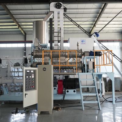 নতুন ডবল-স্ক্রু স্টেইনলেস স্টিল পোষা কুকুর ও বিড়াল খাদ্য এক্সট্রুডার মেশিন মাছ ও পাখির খাবারের জন্য ২৫০-৬০০০ কেজি/ঘণ্টা ক্ষমতা