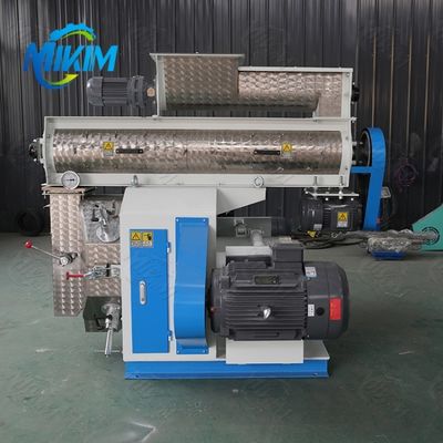 বৈদ্যুতিক 3kw-30kw চিকেন ক্যাটল পোল্ট্রি ফিড পেলেট মেশিন কাস্টমাইজড ভোল্টেজ
